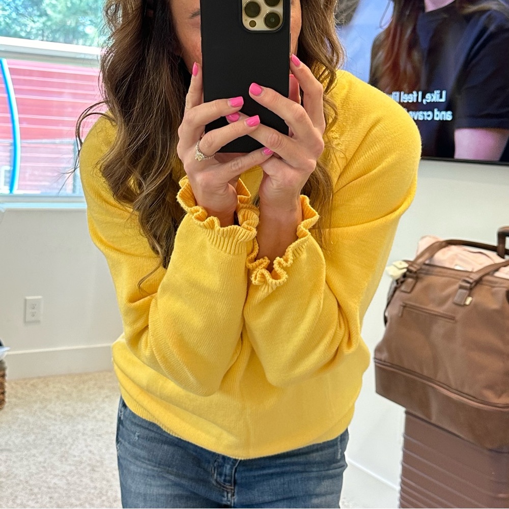 BTFBM RUFFLE SWEATER - Picture 2 of 3